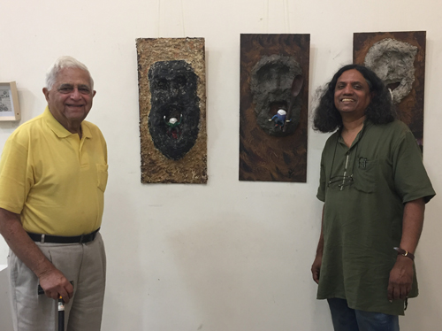 Living Legend Eric Gonsalves at Humpty Dumpty Meets God by Spiritual Artist Tarun Cherian