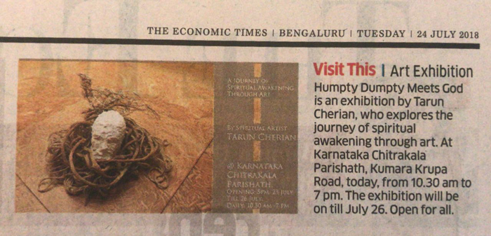 Economic times covers Humpty Dumpty Meets God