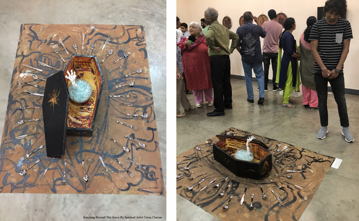 Reaching beyond The Grave by spiritual artist Tarun Cherian